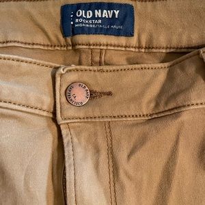 Old navy chino, rockstar size 16. High waist.